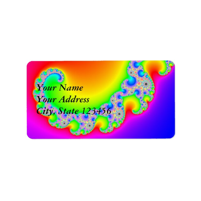 Blazing Sun Adressaufkleber (Vorne)