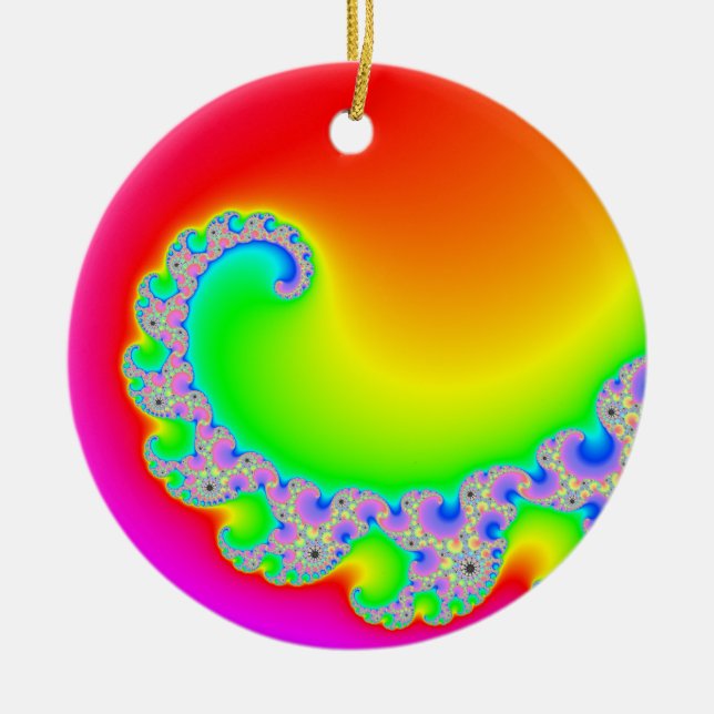 Blazing Sun Keramik Ornament (Vorne)