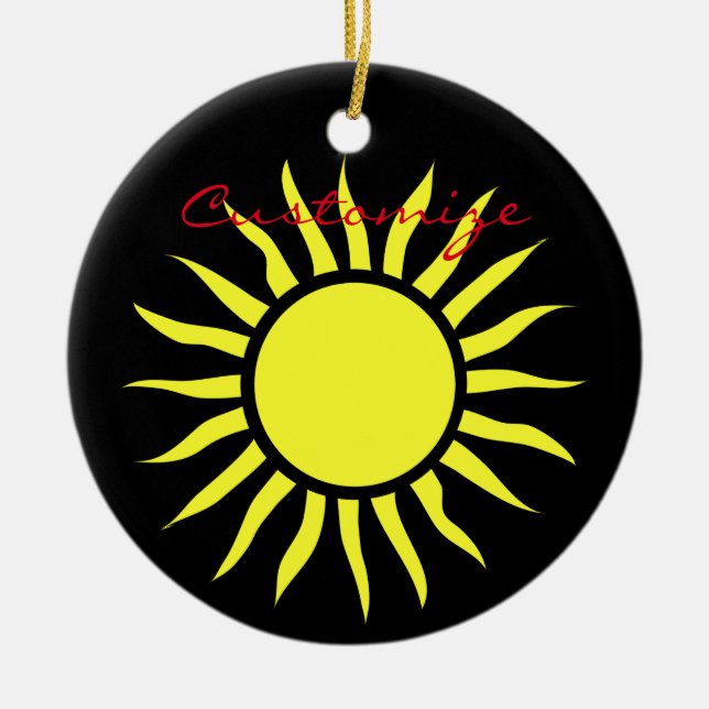 Blazing Sun Thunder_Cove Keramik Ornament (Vorne)