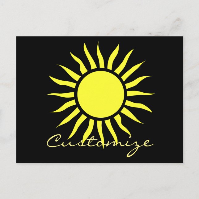 Blazing Sun Thunder_Cove Postkarte (Vorderseite)