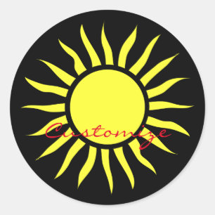 Blazing Sun Thunder_Cove Runder Aufkleber