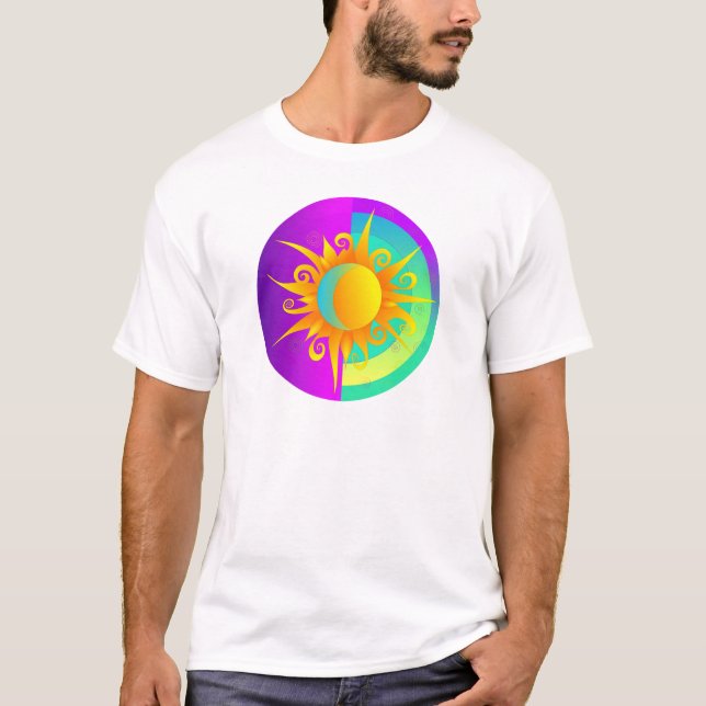 Blazing Sunmoon Lila T-Shirt (Vorderseite)
