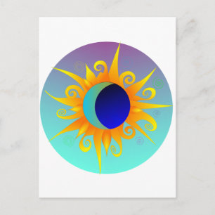 Blazing Sunmoon Postkarte