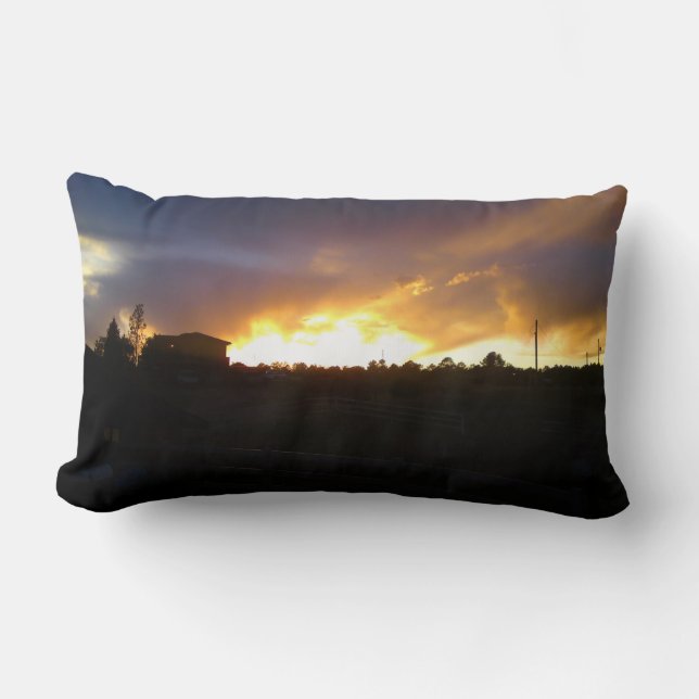 Blazing Sunset Pillow Lendenkissen (Vorderseite)