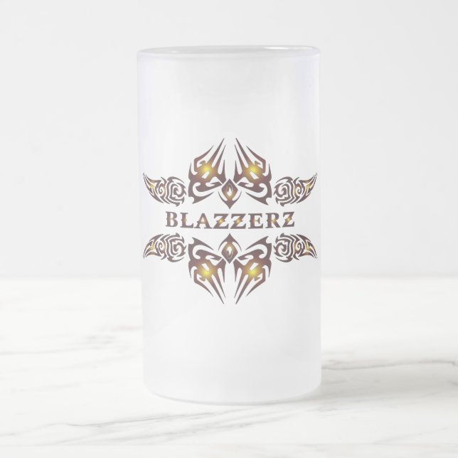 Blazzerz Bierglas Mattglas Bierglas (Mittel)