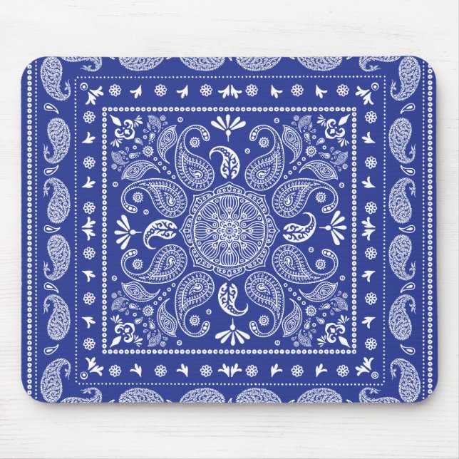 Ble Paisley Mousepad (Vorne)
