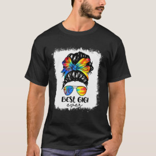 Bleach Bester Gigi je Gefärbte Krawatte Messy Bun T-Shirt
