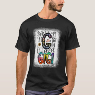Bleach Gigi Typografie Leopard Gefärbte Krawatte H T-Shirt