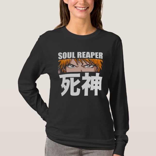 Bleach Ichigo Soul Reaper Eyes T-Shirt (Vorderseite)