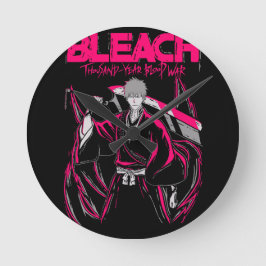 Bleach kids runde wanduhr