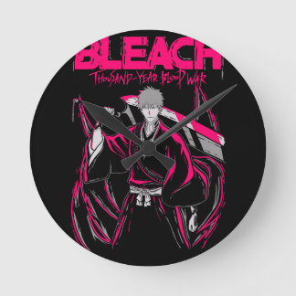 Bleach kids runde wanduhr