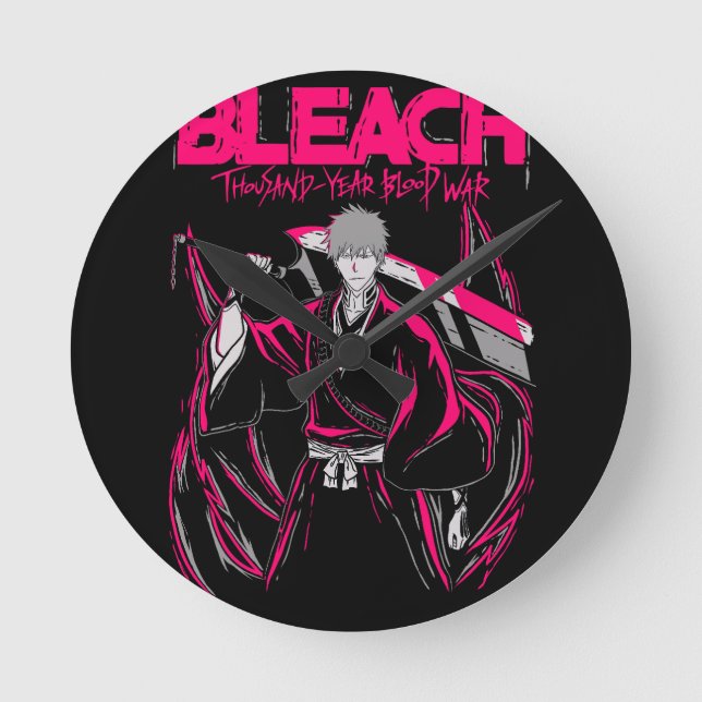 Bleach kids runde wanduhr (Vorderseite)