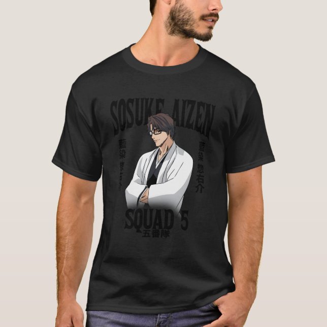 Bleach Sosuke Aizen Squad 5 T-Shirt (Vorderseite)