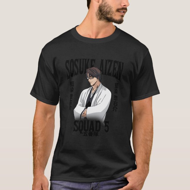 Bleach Sosuke Aizen Squad 5 T-Shirt (Vorderseite)