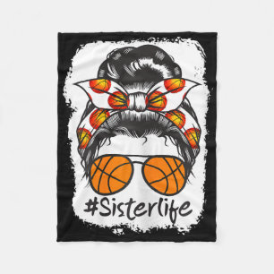 Bleached Bysketbyll Sister Life Messy Bun Byll Fleecedecke
