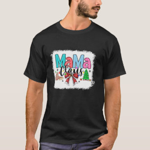 Bleached Mama Claus Weihnachtscoquette Santa Bow T-Shirt
