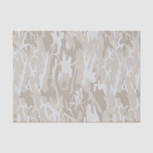 Bleached Wasteland Camouflage Seidenpapier