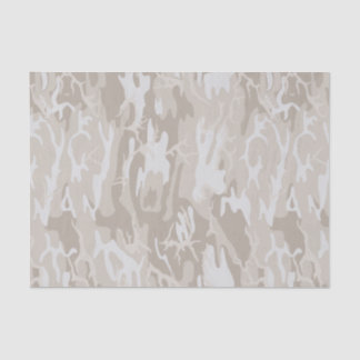 Bleached Wasteland Camouflage Seidenpapier