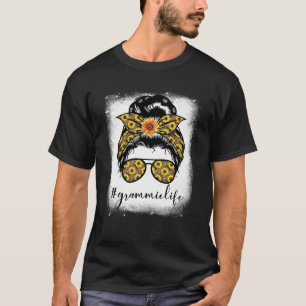Bleaches Grammie Life Messy Hair Buthers Day S T-Shirt