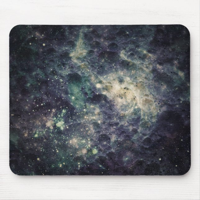 Bleak Galaxy Space Rock Cool Mousepad (Vorne)