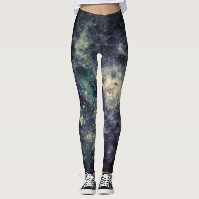 Bleak Galaxy Space Rock Coole Mode Leggings (Vorderseite)