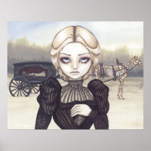 Bleak Mourning Art drucken viktorianisch gotisch Poster