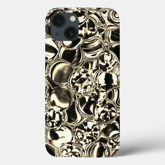 Blebs aus Gold oder Glasblasen? Case-Mate iPhone Hülle (Rückseite)