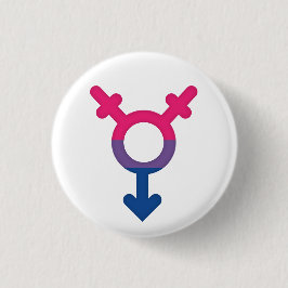 Blech Flagge Bisexuelles Symbol Sie - Love i Love Button