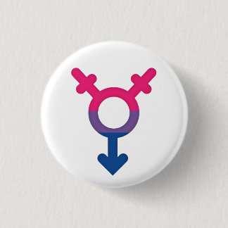 Blech Flagge Bisexuelles Symbol Sie - Love i Love Button