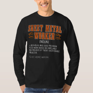 Blecharbeiter - Person, die Fabricat betreibt T-Shirt
