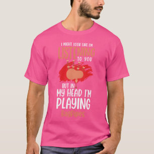 Blechbläser Musik Musiker Noten singendes Mädchen T-Shirt