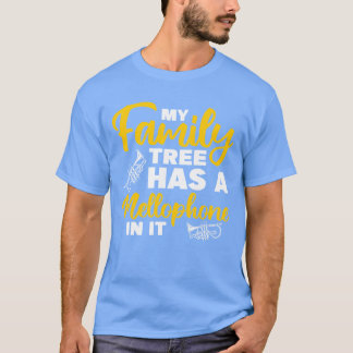 Blechblasinstrument Mellophonist Marching Band Fam T-Shirt