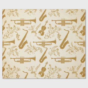 Blechblasinstrumente Geschenkpapier