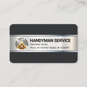Blechbürste für Handyman Visitenkarte