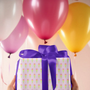 Bleche aus Eiscreme Geschenkpapier Set