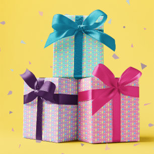 Bleche aus Eiscreme Geschenkpapier Set