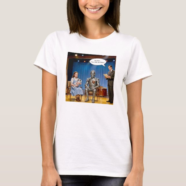 Blechmann du bist der Vater  T-Shirt (Vorderseite)