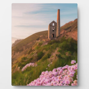 Blechmine in Wheels, Cornwall England-Malerei Fotoplatte