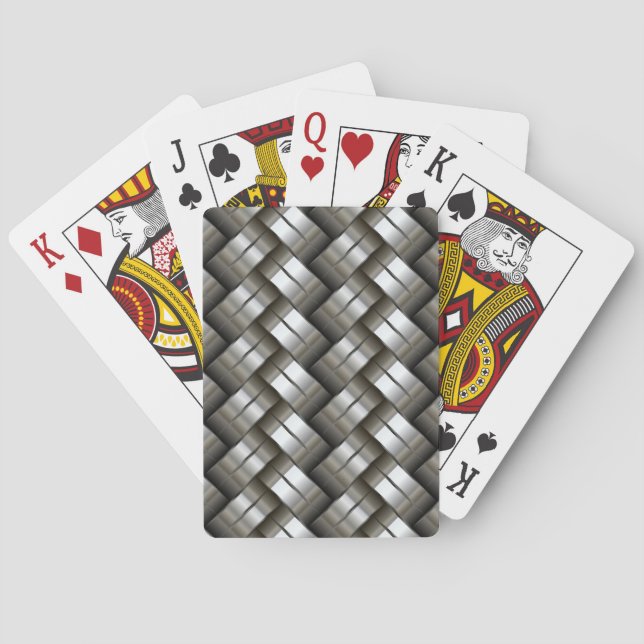 Blechmuster Spielkarten (Rückseite)