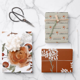 Blechumhüllungspapierblätter Geschenkpapier Set