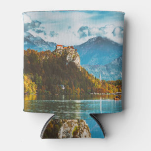 Bled Castle: Slowenischer Cliff-Blick. Dosenkühler