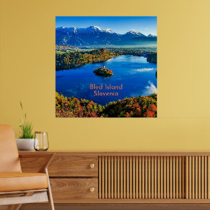 Bled Island, Slowenien Poster