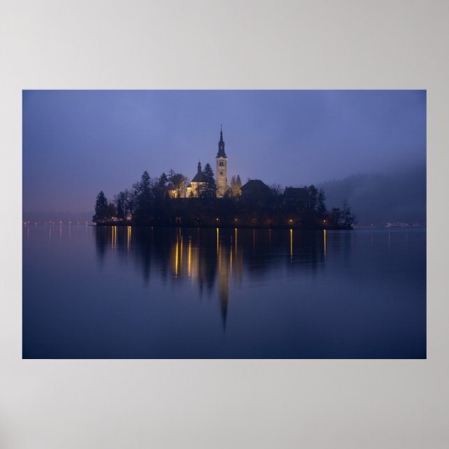 Bled-See-Fotografie von cARTerART Poster (Vorne)