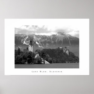 Bled-See, Slowenien Poster