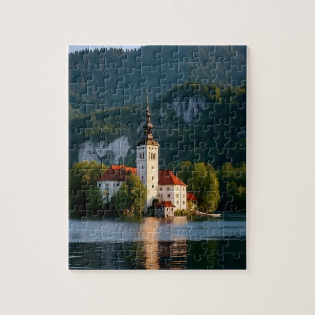 Bled-See, Slowenien Puzzle (Vertikal)