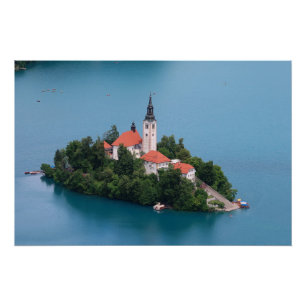 Bled Slovenien Poster