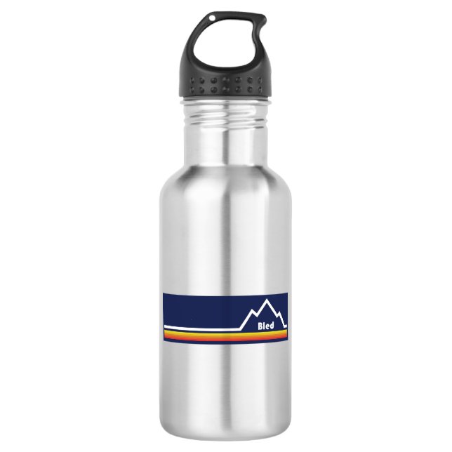 Bled, Slowenien Edelstahlflasche (Vorderseite)