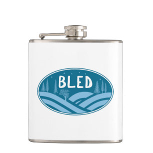 Bled Slowenien im Freien Flachmann