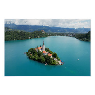 Bled Slowenien Poster