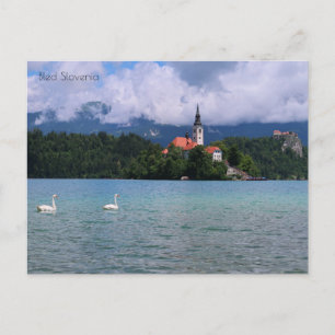 Bled Slowenien Postkarte